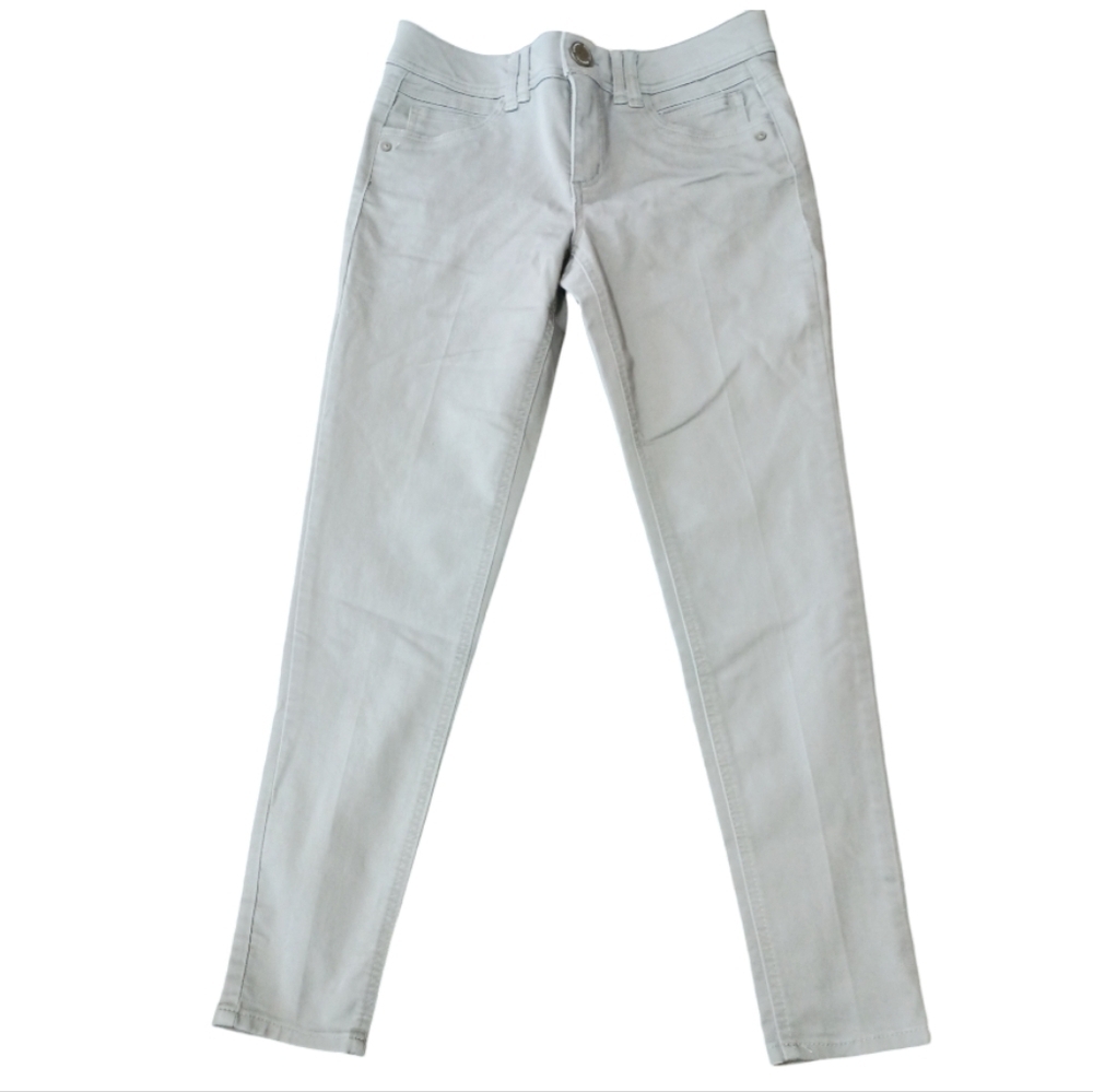 Democracy Gray/Taupe "Ab" Technology Skinny Jeans Size 4 - Picture 3 of 6